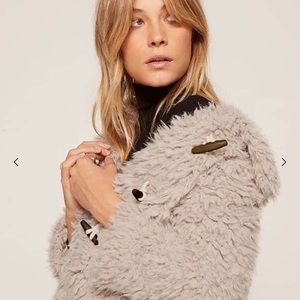 Reformation Teddy Coat, XS